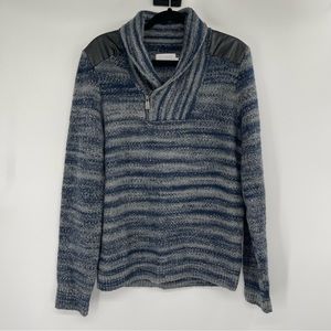 Eleven Paris Shawl Neck Wool Blend Sweater